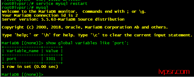 Linux修改mysql端口加固服务器安全 VPS使用教程 第3张-VPS部落 | VPS测评、优惠码与实用教程 - msql3