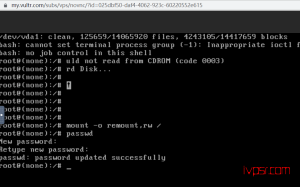 vultr忘记密码debian10服务器密码找回简明教程