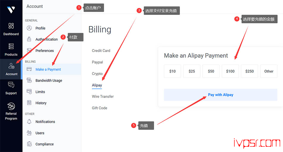 2026最新Vultr VPS注册购买教程|支付宝/微信支付图文详解 VPS技术教程 第3张-VPS部落 - vultrzhucegoumaijiaocheng03