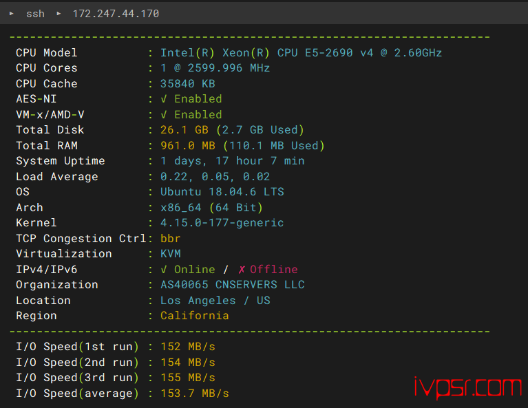 欧路云洛杉矶VPS测评,CU Premium 专线、AS9929 回程、200G高防晚高峰稳定 美国VPS 第2张-VPS部落 - ouluyunnetlabglobala5ceping01