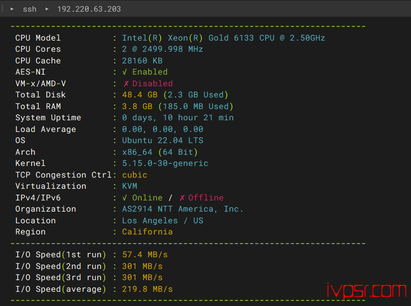 VPS.Cat洛杉矶双ISP VPS测评,低价4.9美元起、AS4837回程、联通优化线路 美国VPS 第2张-VPS部落 - VPSCatmeiguoispcepingshuju01