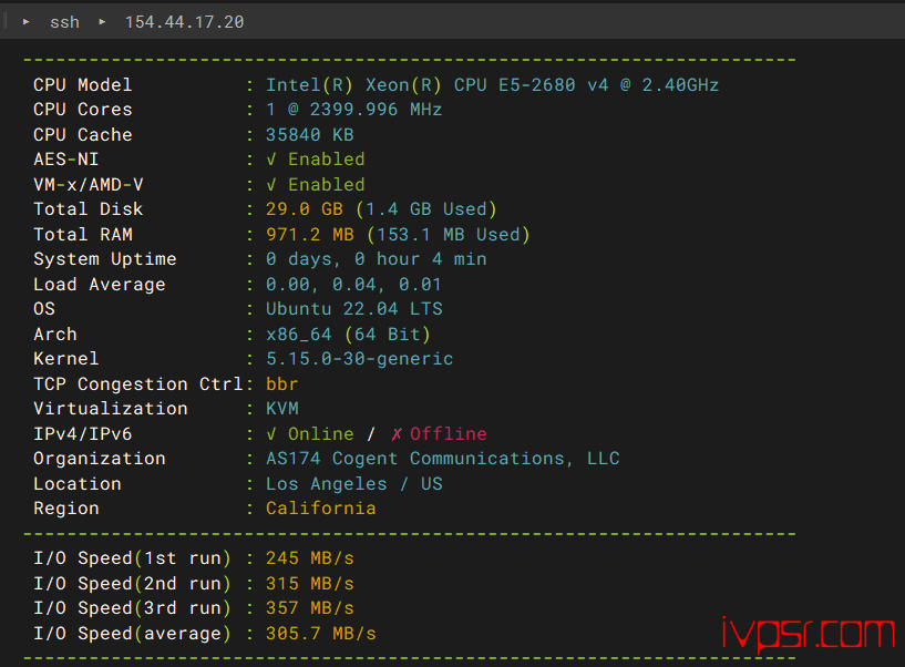 edgeNAT洛杉矶4837 CUVIP VPS测评,原生双ISP解锁、三网回程优化 美国VPS 第2张-VPS部落 - edgeNATluoshanjimeiguo4837ceping01