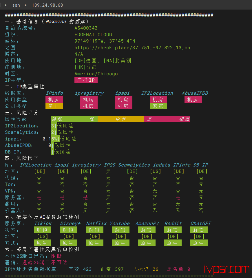 VPS.Cat德国VPS测评,三网AS9929回程、联通优化线路、解锁Netflix、TikTok、ChatGPT 德国VPS 第15张-VPS部落 - VPSCatdeguo9929vpsceping14